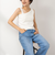 ◇【WEB限定】アシンメトリーカップ付きタンクトップ