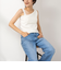 ◇【WEB限定】アシンメトリーカップ付きタンクトップ
