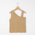 ◇【WEB限定】アシンメトリーカップ付きタンクトップ
