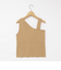 ◇【WEB限定】アシンメトリーカップ付きタンクトップ
