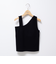 ◇【WEB限定】アシンメトリーカップ付きタンクトップ