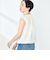 《セットアップ対応》撥水ストレッチタフタタックブラウス