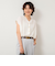 割繊Vネックブラウス