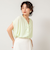 割繊Vネックブラウス