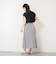 割繊Vネックブラウス