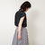 割繊Vネックブラウス