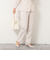 《セットアップ対応》ウォッシャブル強撚タックパンツ