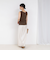 《手洗い可能》ベーシックノースリーブニット