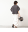 ラッフルスリーブブラウス