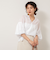 ◇【WEB限定カラーあり】シアーラミー袖バルーンブラウス