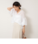 ◇【WEB限定カラーあり】シアーラミー袖バルーンブラウス