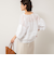 ◇【WEB限定カラーあり】シアーラミー袖バルーンブラウス