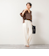 ◇【WEB限定カラーあり】シアーラミー袖バルーンブラウス