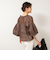 ◇【WEB限定カラーあり】シアーラミー袖バルーンブラウス