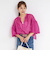 ◇【WEB限定カラーあり】シアーラミー袖バルーンブラウス