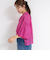 ◇【WEB限定カラーあり】シアーラミー袖バルーンブラウス
