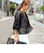 ◇【WEB限定カラーあり】シアーラミー袖バルーンブラウス