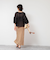 ◇【WEB限定カラーあり】シアーラミー袖バルーンブラウス