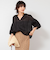◇【WEB限定カラーあり】シアーラミー袖バルーンブラウス