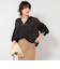 ◇【WEB限定カラーあり】シアーラミー袖バルーンブラウス