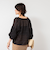 ◇【WEB限定カラーあり】シアーラミー袖バルーンブラウス