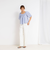 ウォッシャブル麻調ドライシャンタンライトワイドパンツ