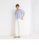 ウォッシャブル麻調ドライシャンタンライトワイドパンツ