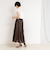 裾リブサテンシフォンフレンチシャツ