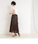 シアーチンツタックスカート