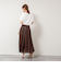 シアーチンツタックスカート