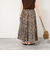 《セットアップ対応》レオパードロングスカート