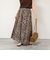 《セットアップ対応》レオパードロングスカート