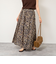 《セットアップ対応》レオパードロングスカート