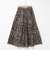 《セットアップ対応》レオパードロングスカート