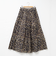 《セットアップ対応》レオパードロングスカート