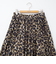 《セットアップ対応》レオパードロングスカート