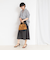 ウォッシャブル麻調フレアスカート