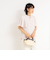 バックサテンフレアスリーブブラウス