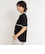 バックサテンフレアスリーブブラウス