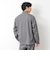《セットアップ対応》LANATEC ウーステッドサージストレッチ マオカラーシャツブルゾン