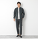 《セットアップ対応》ストレッチコーデュロイ ストレッチ ジップシャツ ブルゾン 25AW
