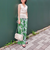 フラワープリントワイドパンツ