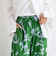 フラワープリントワイドパンツ