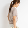 シルケット天竺フロッキーロゴTシャツ