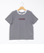 シルケット天竺フロッキーロゴTシャツ