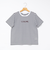 シルケット天竺フロッキーロゴTシャツ