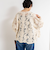 《手洗い可能》レース刺繍7分袖ボレロ