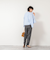 ウォッシャブルドットジャガードテーパードパンツ