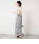 シアーラッフルノースリーブブラウス
