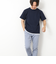 LINKS モザイク柄 レイヤードTee